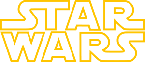 Logotipo para la franquicia Star wars